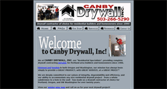 Desktop Screenshot of canbydrywall.com