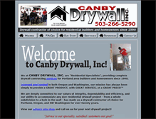 Tablet Screenshot of canbydrywall.com
